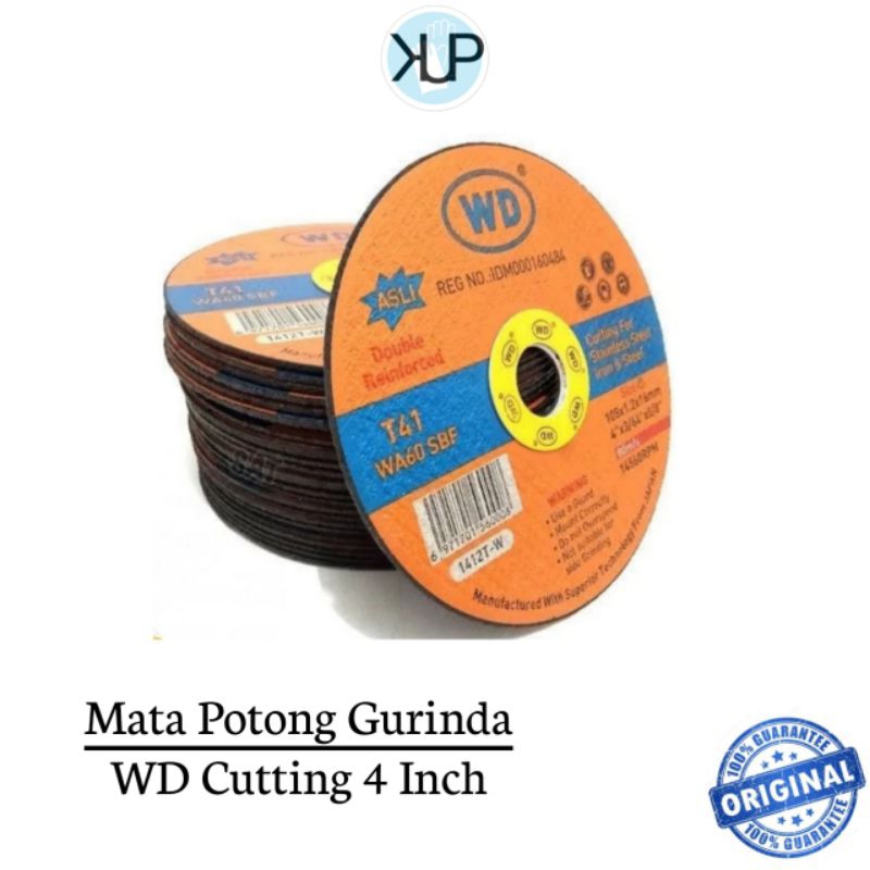 Jual Gurinda Potong Besi WD / Mata Cutting Besi WD 4 Inch | Shopee ...
