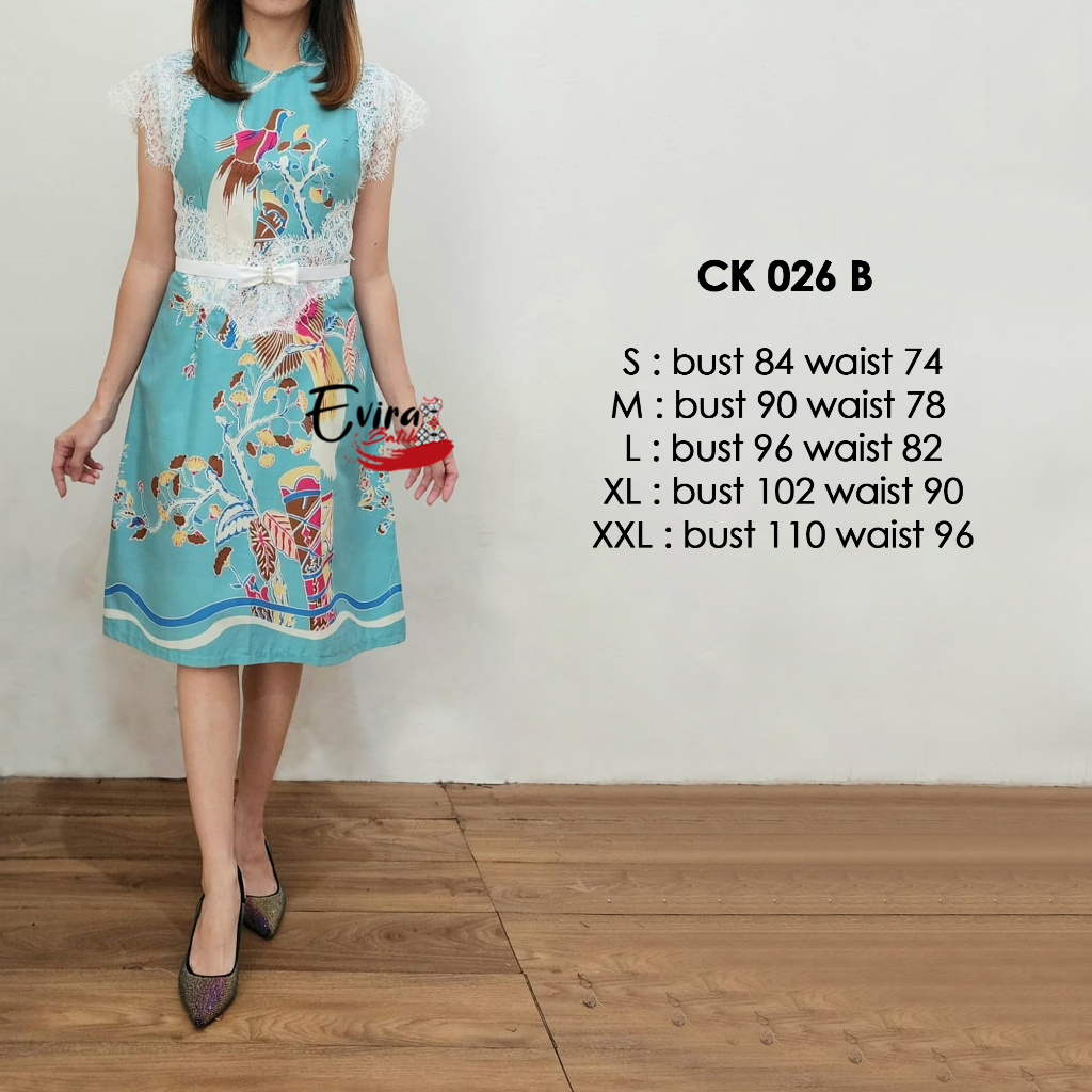 Jual Dress Batik Wanita Modern Ck B Dress Batik Wanita Keren