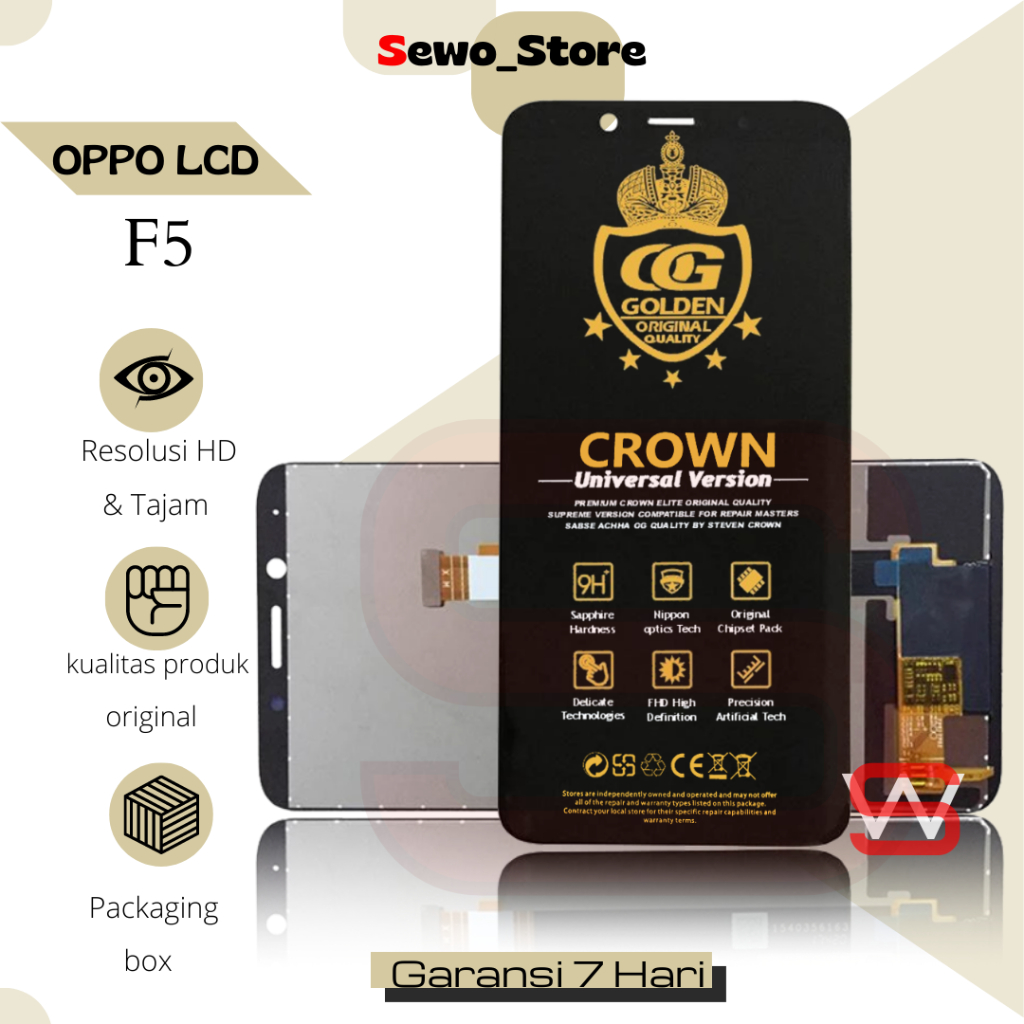 Jual LCD OPPO F5 F5 YOUTH F5 PLUS TOUCHSCREEN FULLSET ORIGINAL