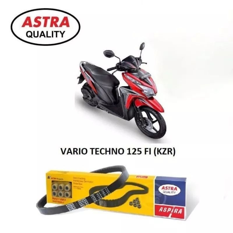 Jual VanBelt Set , Vbelt Kit , VBelt + Roller Motor Vario Techno 125