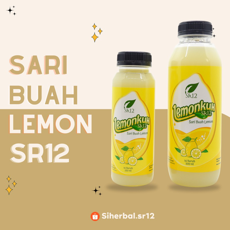 Jual Sr12 Lemonkuh Sari Lemon Original Minuman Nutrisi Diet Detox