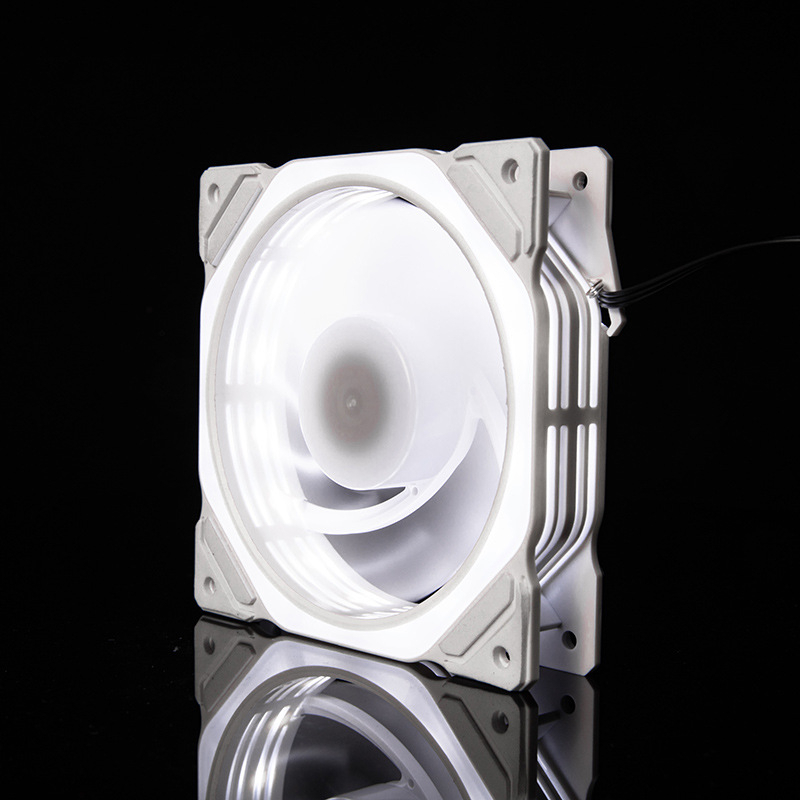 Jual Chassis Cooling Fan Colored LED 120mm / 12cm - WHITE CASE | Shopee ...