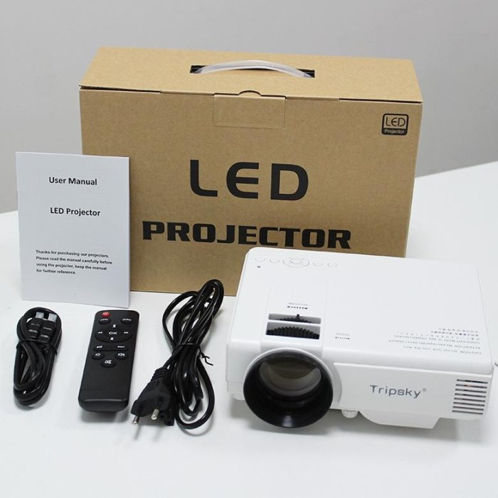 Jual Tripsky Proyektor T5 4500 Lumens Proyektor Mini Theater Rumah ...