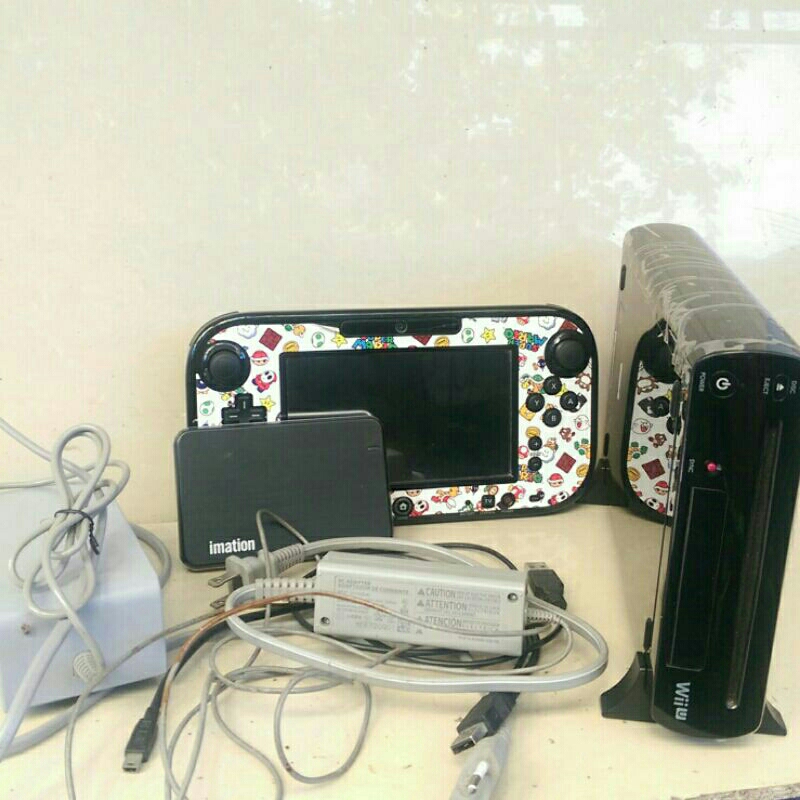 Jual Nintendo Wii U 32 GB REG JAPAN 500GB FULL GAMES Black CFW