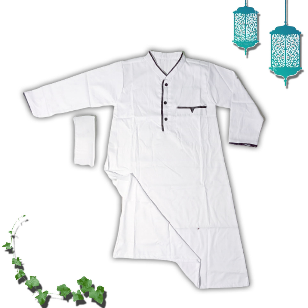 Jual Jubah muslim anak laki-laki / gamis koko anak 1- 12 tahun