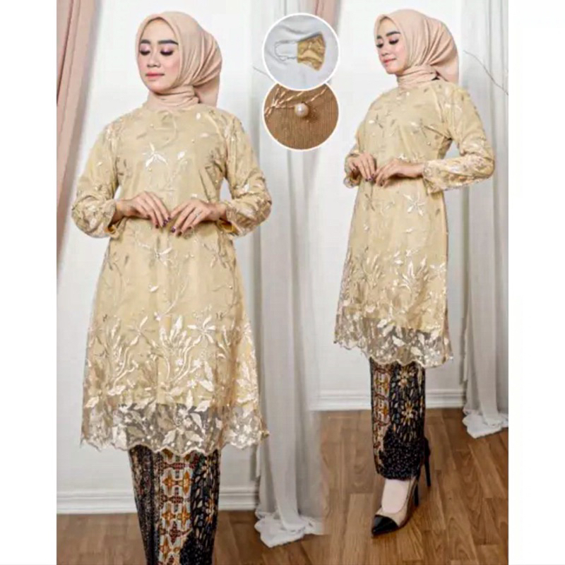 Jual Set Kebaya Modern Stelan Kebaya Wisuda Kebaya Lamaran Kebaya ...