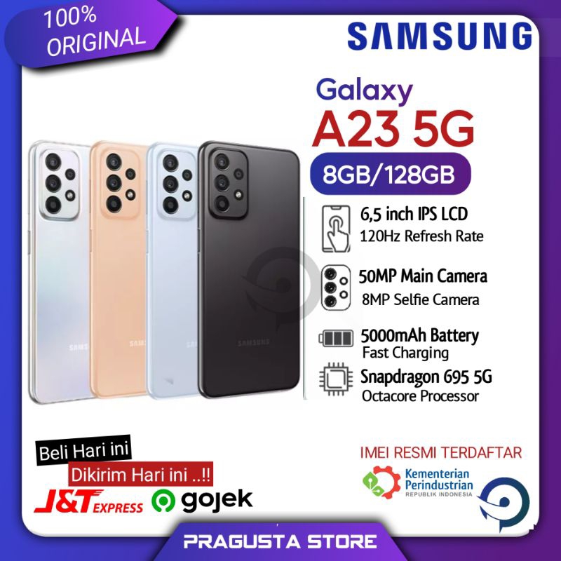 Jual Samsung Galaxy A23 5G 8/128GB • 6/128GB Garansi Resmi SEIN Samsung ...
