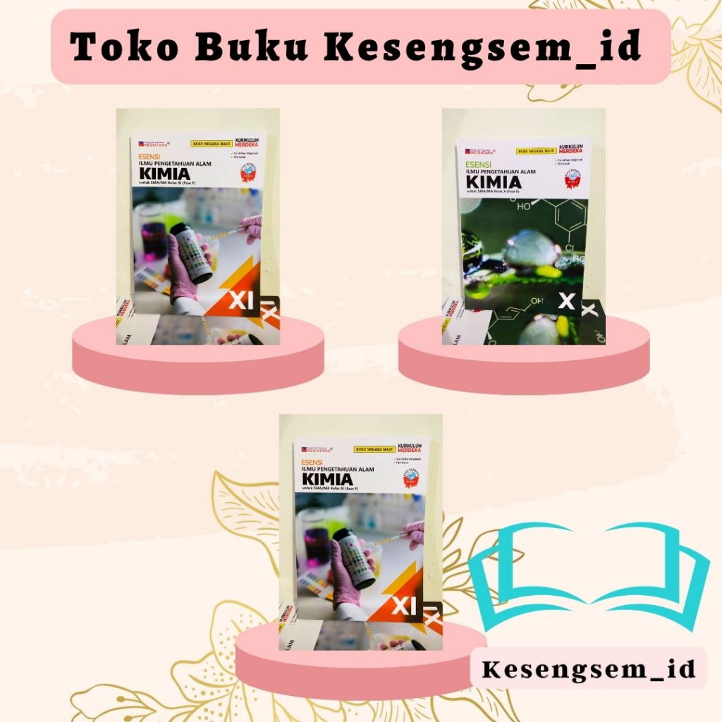 Jual Buku ESENSI IPA Kimia Kelas 10, 11, 12 SMA/MA Kurikulum Merdeka ...