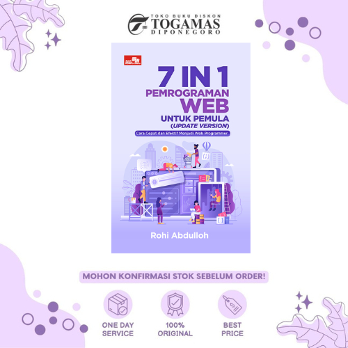 Jual 7 IN 1 PEMROGRAMAN WEB UNTUK PEMULA ED. UPDATE VERSION | Shopee ...