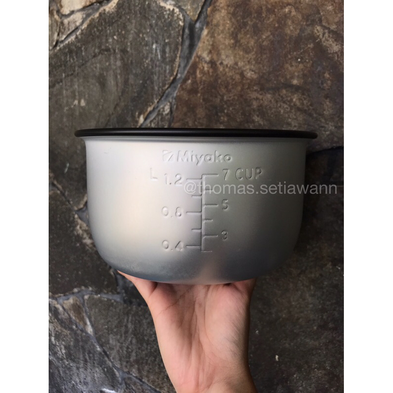 Jual BARU original miyako 1.2liter wadah pan inner pot teflon magicom 1 ...