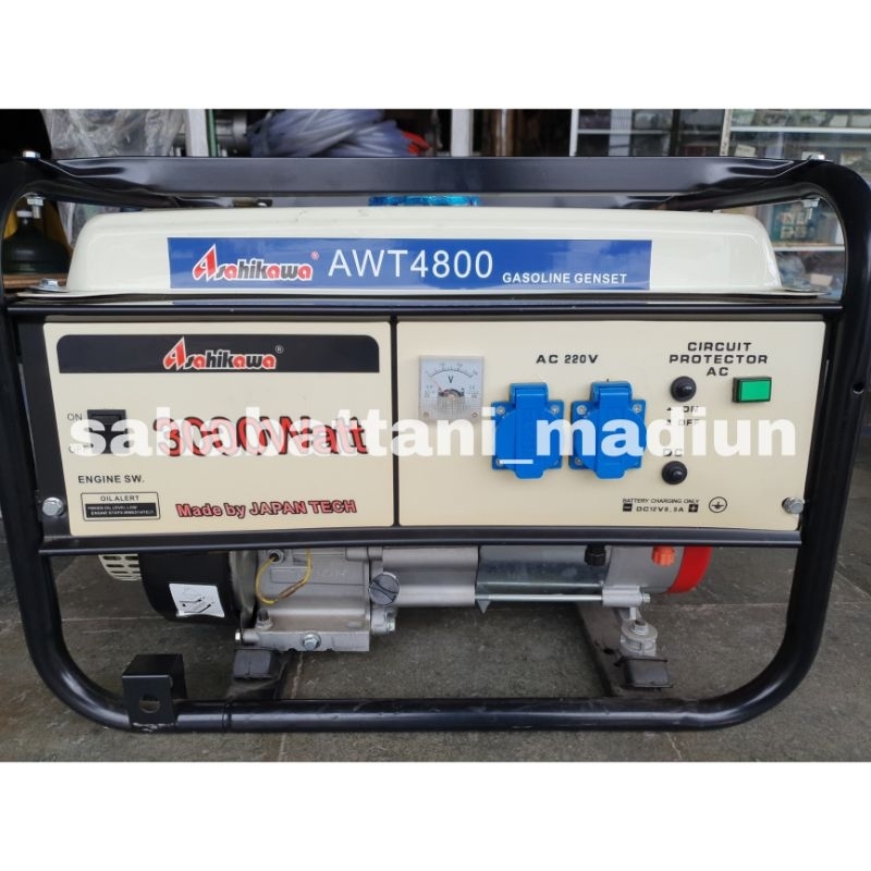 Jual Genset ASAHIKAWA AWT4800 (Output 3000 Watt) | Shopee Indonesia