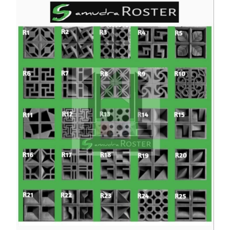 Jual Roster Beton / Roster Minimalis / Roster / Loster/ Lubang Angin