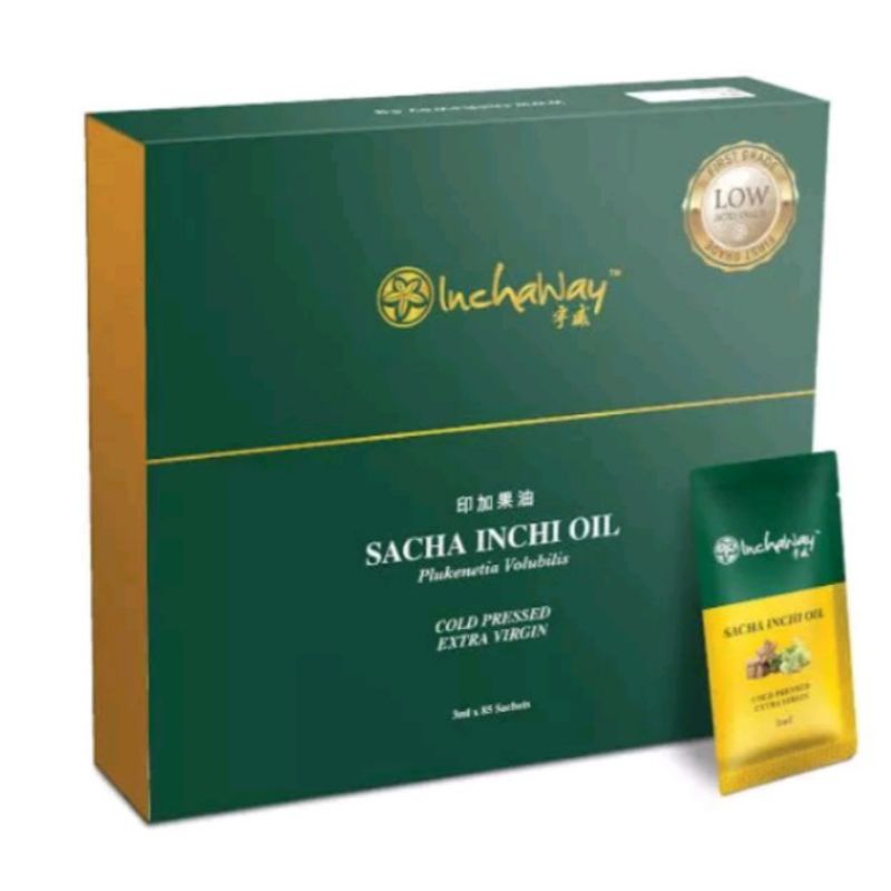 Jual INCHAWAY -SACHA INCHI OIL-SUPER FOOD HERBAL KOLESTROL OMEGA 3 6 9 ...