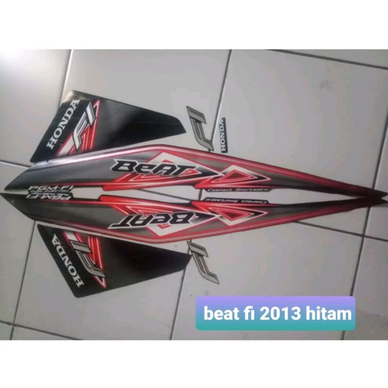 Jual Stiker Striping Lis Les Body Motor Honda Beat Pgm F1 Tahun 2013