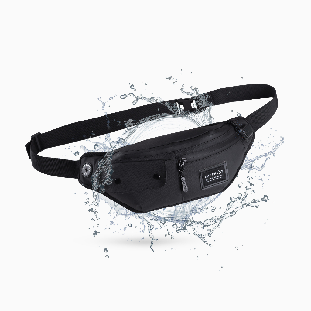 Jual Evernext Tas Selempang Pria Anti Air Waist Bag Noah Waterproof