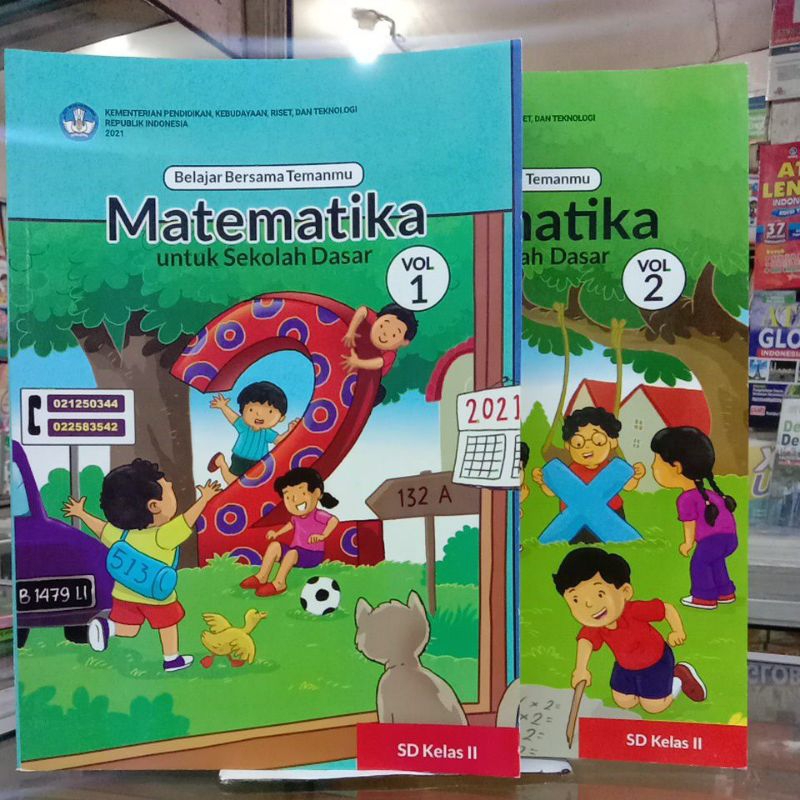 Jual Buku Matematika Vol 1dan 2 Kelas 2 SD Kurikulum Merdeka 2021 ...