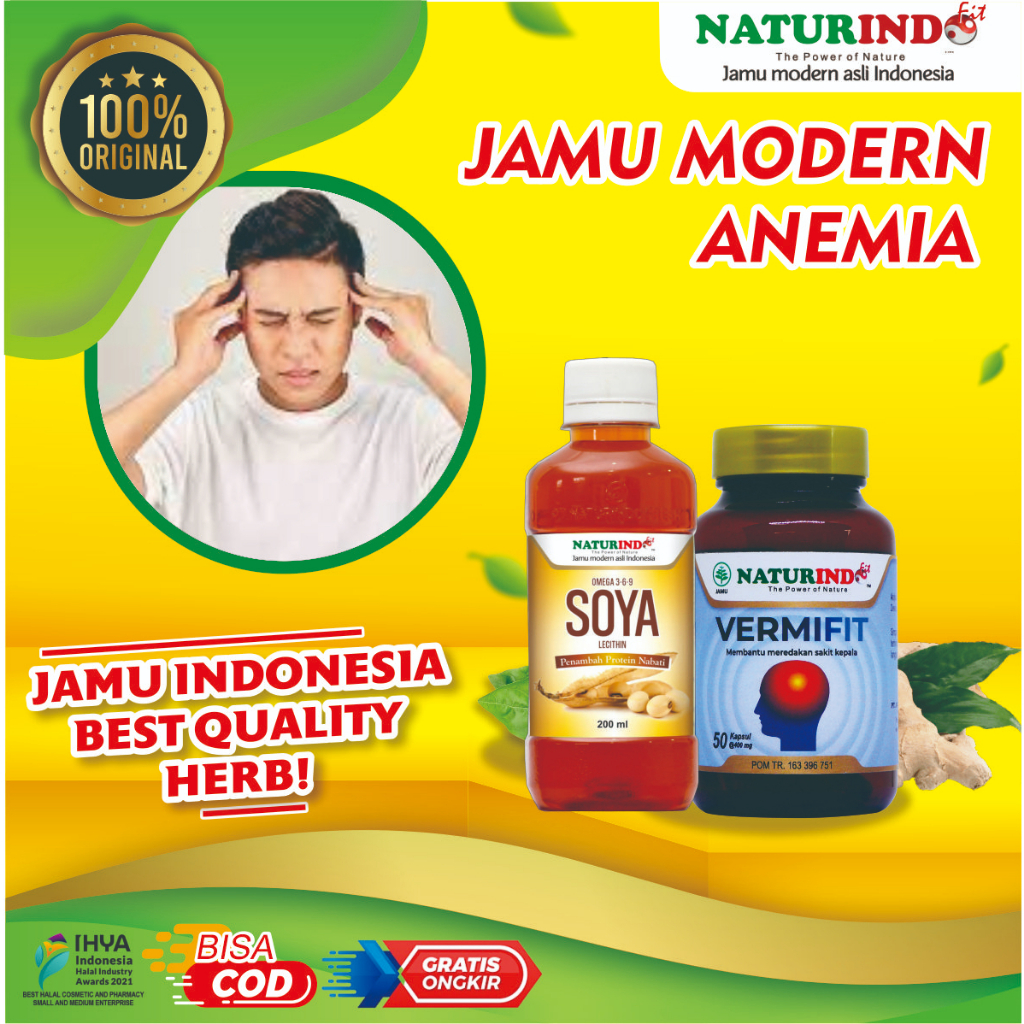 Jual Obat Herbal Anemia Obat Anemia Herbal 100 Alami Soya Vermifit