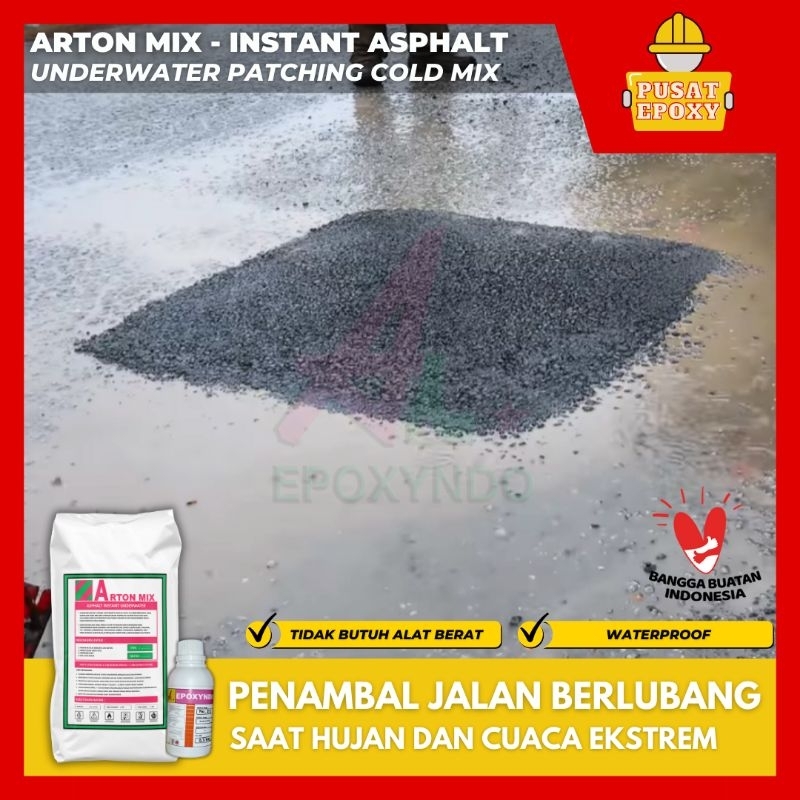 Jual Aspal Instan Dalam Air Penambal Jalan Berlubang - Aspal Patching ...