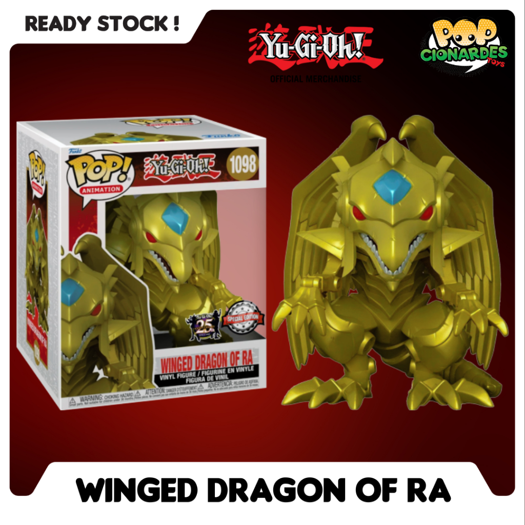 Jual Funko POP! Animation - Yu-Gi-Oh - Winged Dragon of RA 6 inch #1098 | Shopee Indonesia