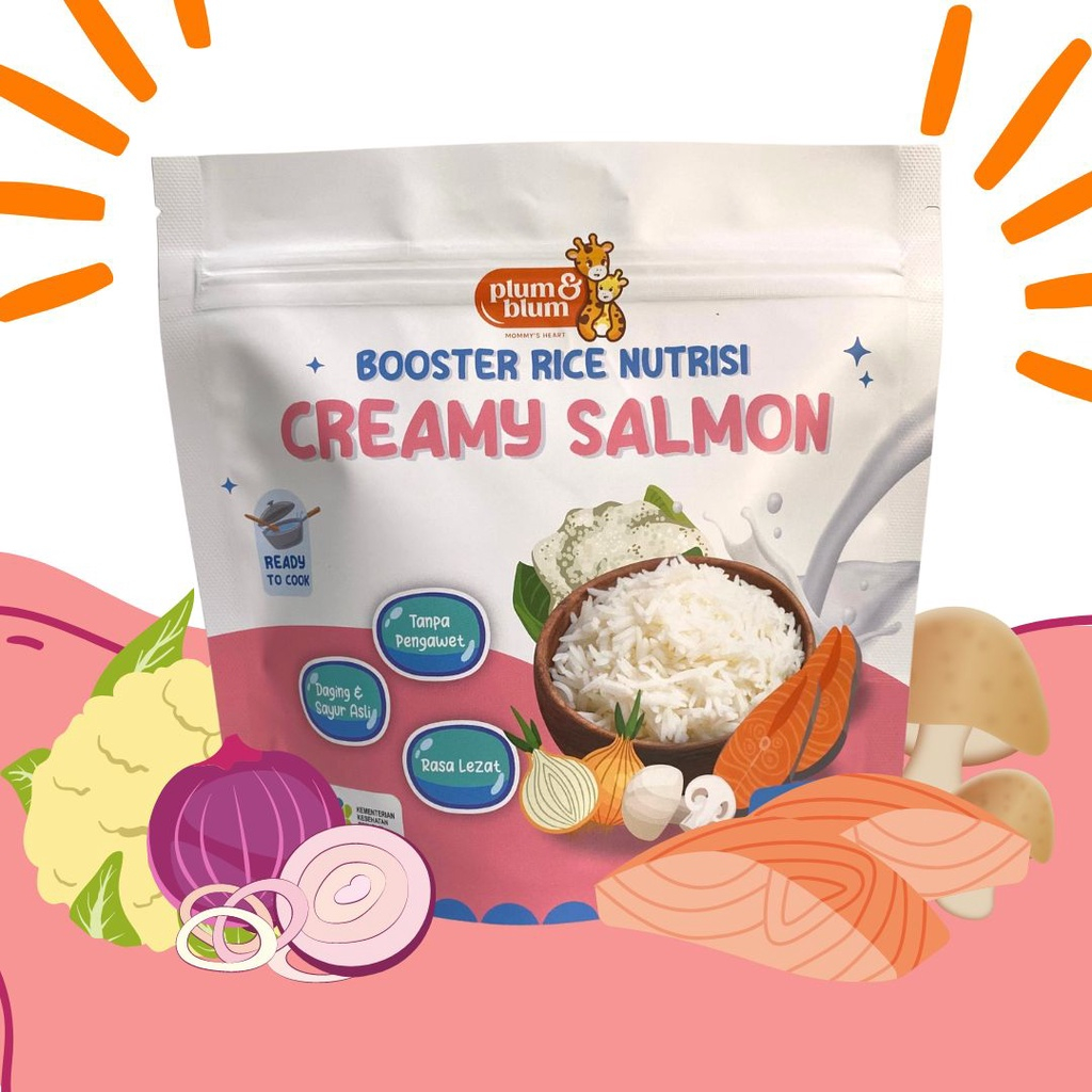 Jual Plum & Blum Rice Beras Mpasi BB Booster 6 Bulan Beef Chicken Tuna ...