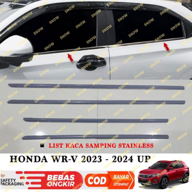 Jual List Kaca Samping Mobil Honda WRV WR-V 2022 2023 2024 2025 Up ...