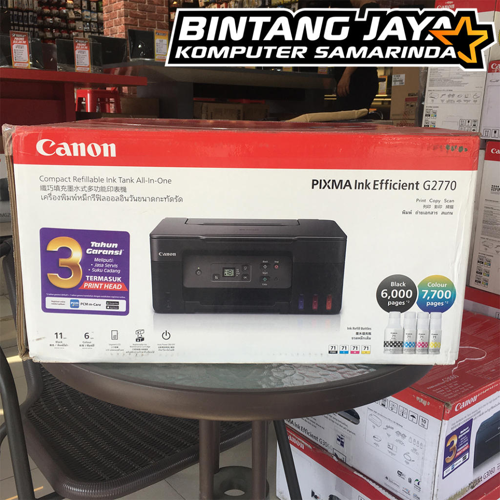 Jual Printer Canon Pixma G2770 Print Scan Copy Ink Tank Shopee Indonesia 9202