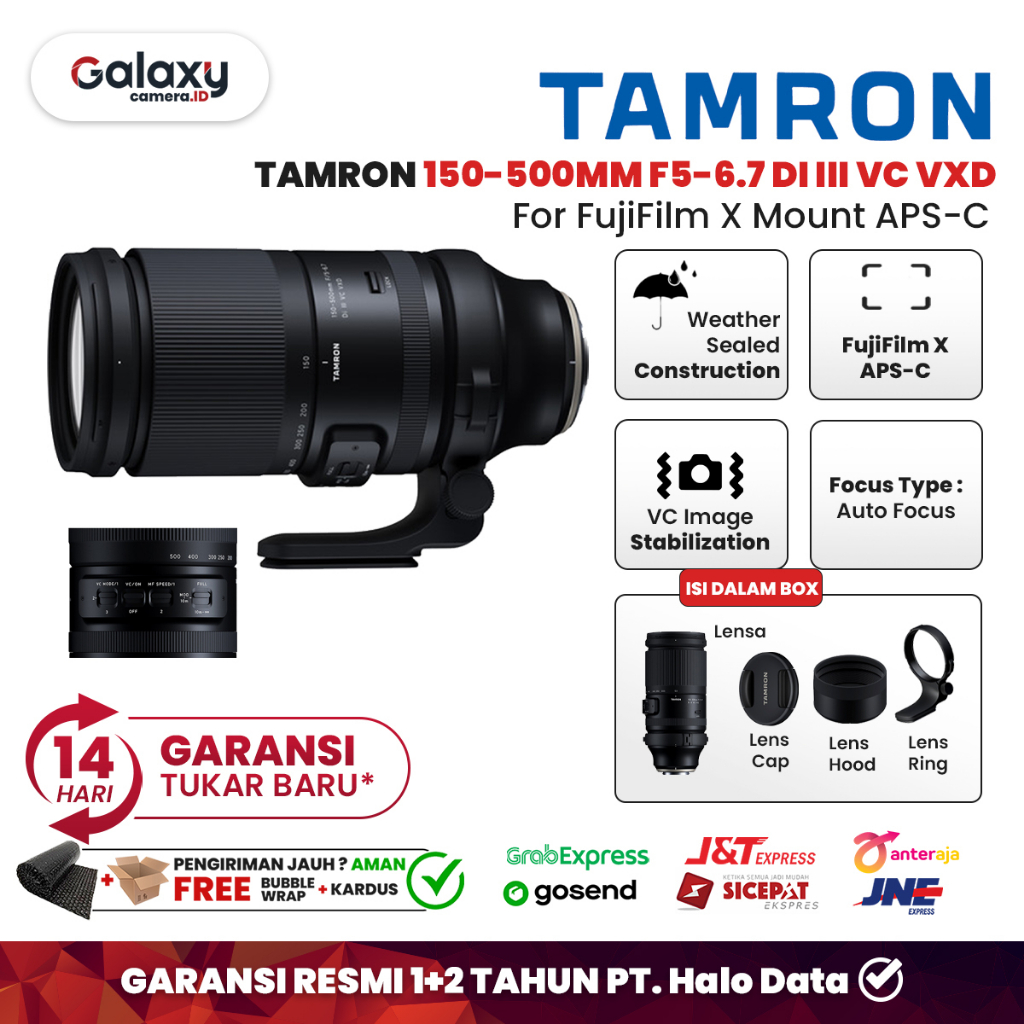 Obiettivo Tamron 150-500mm F/5-6.7 Per Fujifilm X-Mount - Zoom Ultra-Tele Per Fotografia Sportiva E Natura - Foto 4