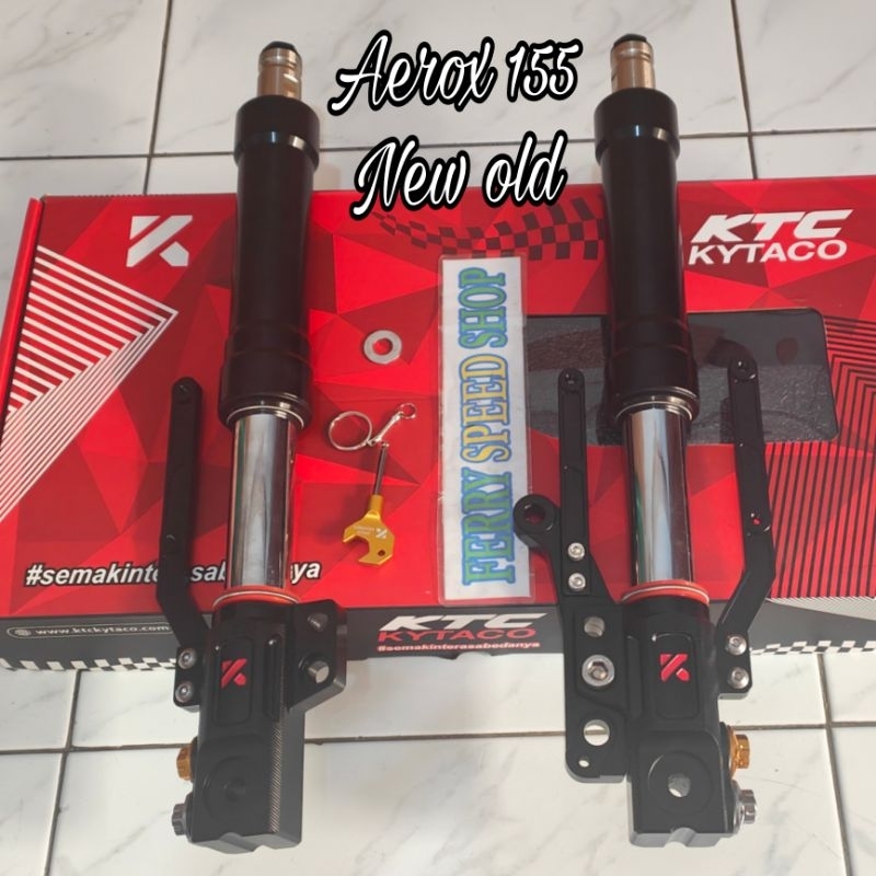 Jual SHOCK UP SIDE DOWN DEPAN KTC KYTACO AEROX 155 / SHOCK USD KYTACO ...