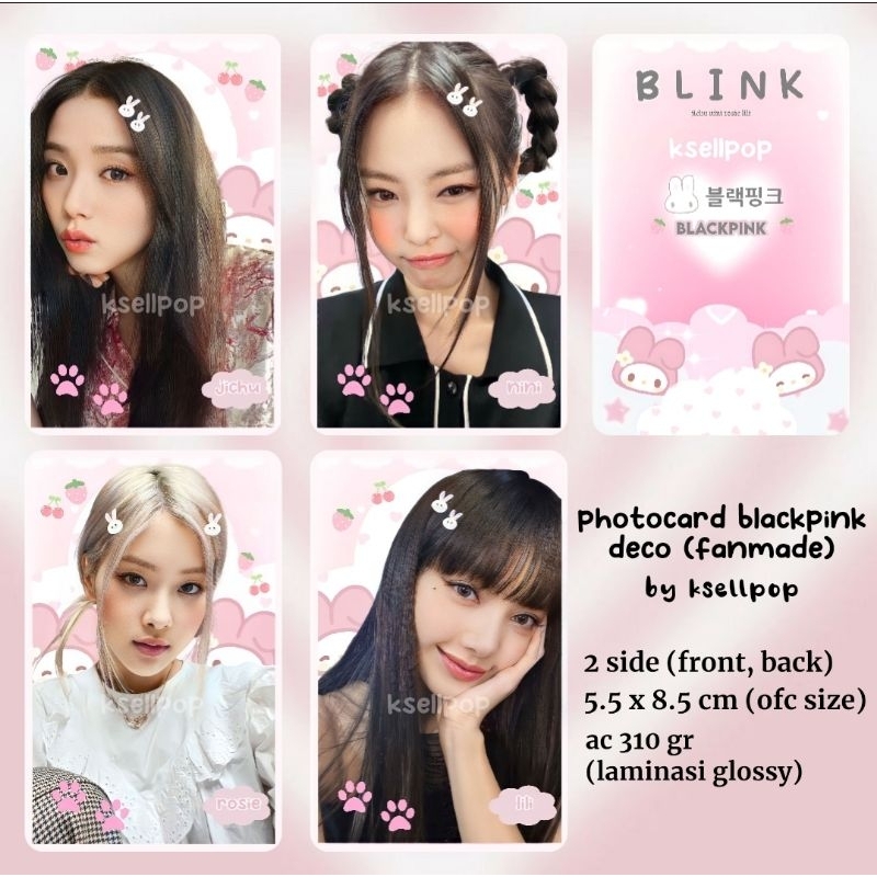 Jual BLACKPINK PHOTOCARD DECO (READ DESK!!) | Shopee Indonesia