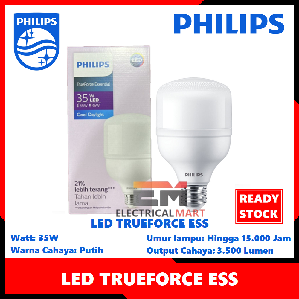 Jual Lampu Led Philips Trueforce Ess W W W W Putih Cdl W Watt Watt Watt