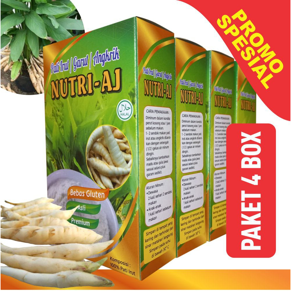 Jual Paket 4 Box Pati Irut-Garut-Angrik-Premium- Original -Bebas Gluten ...