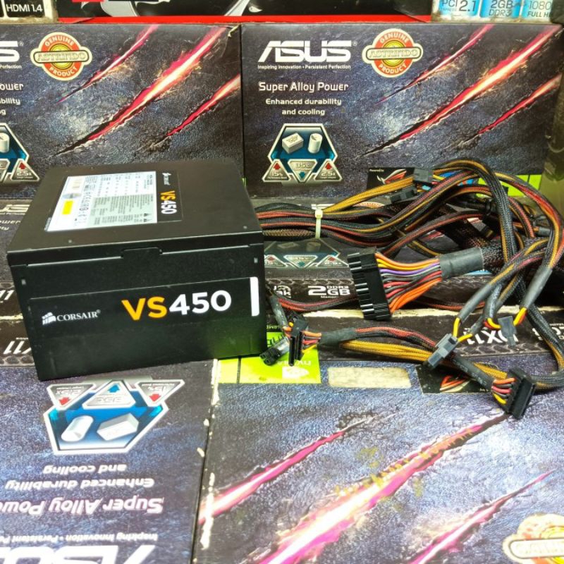 Jual Power Supply PSU Komputer Corsair VS450 Pure 450Watt | Shopee ...