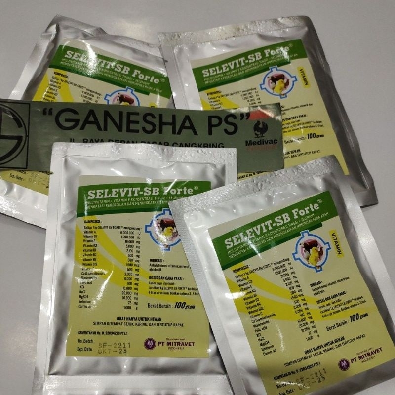 Jual SELEVIT SB FORTE 100gr, VITAMIN E Dosis Tinggi dan SELENIUM ...
