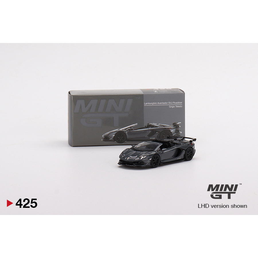 Jual MINI GT 425 / MINIGT Lamborghini Aventador SVJ Roadster Grigio ...