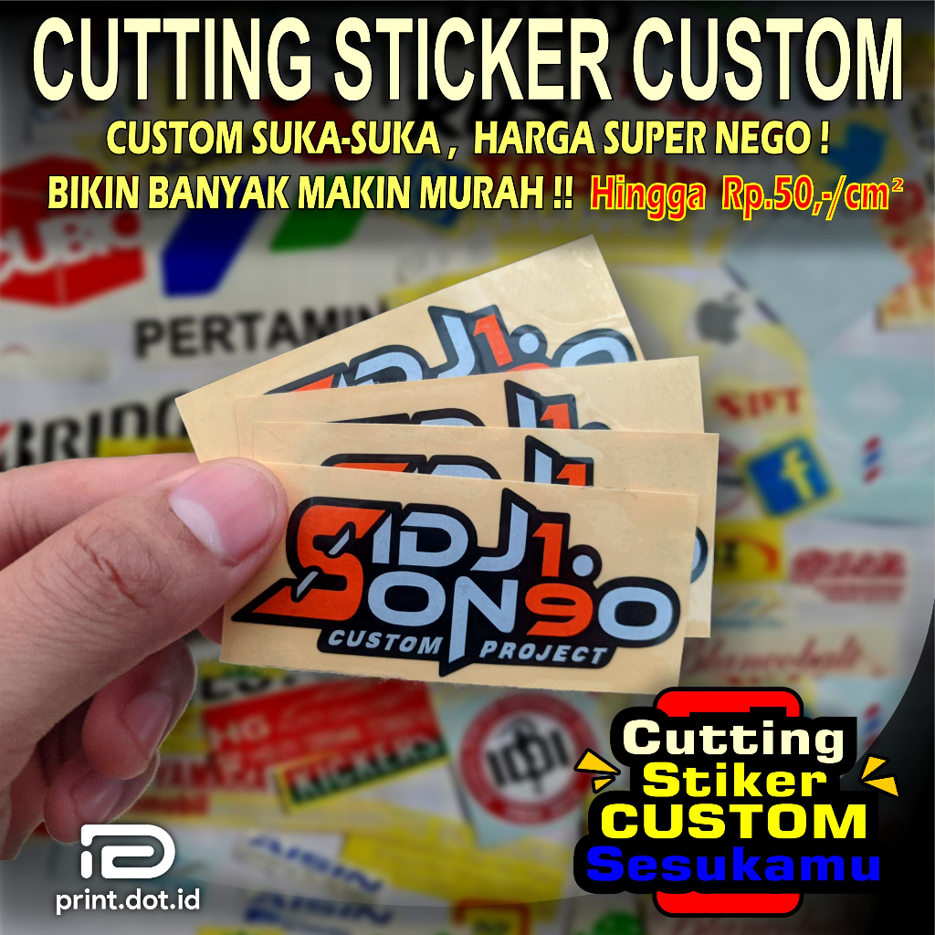 Jual Cutting Sticker Custom Jaminan Termurah | Shopee Indonesia
