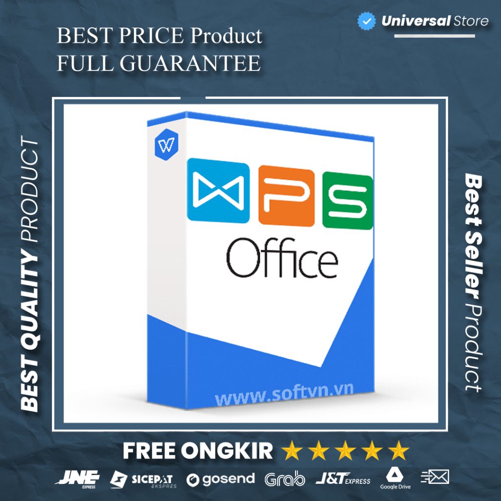 Jual program wps office word ppt excel power point lifetime pro full