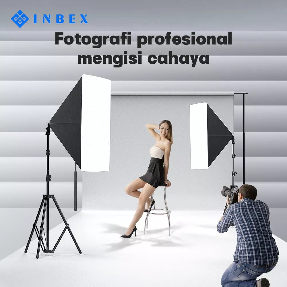 Jual 【NEW】Softbox Lighting Studio Original/Paket Studio Foto Light