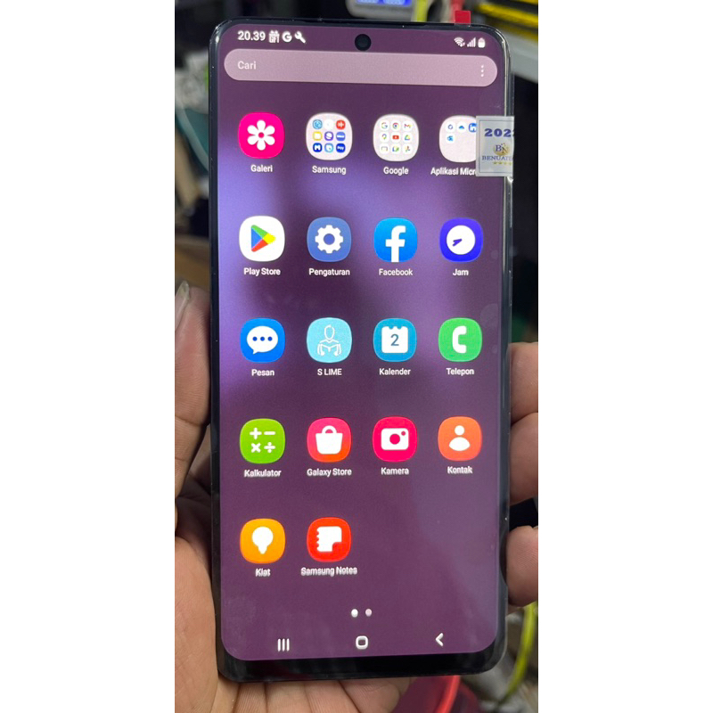Jual lcd+ts+frame samsung galaxy S20 ultra original oled TESTED ...