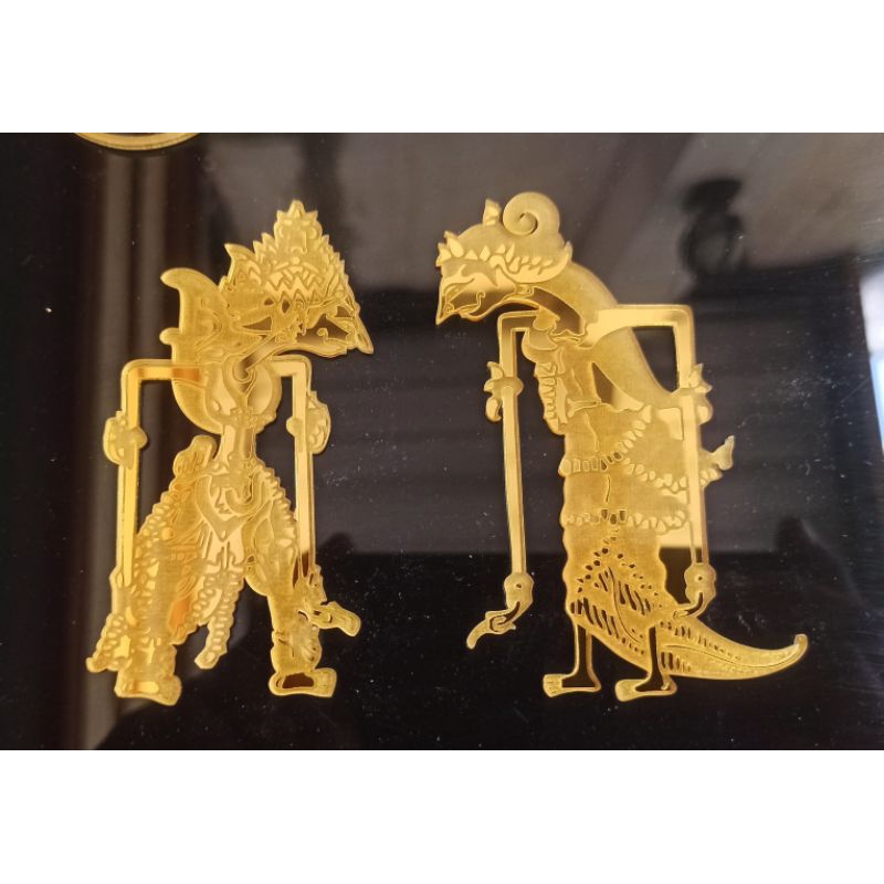 Jual Ukiran wayang rama dansinta bahan akrilik gold (MH_002) | Shopee ...