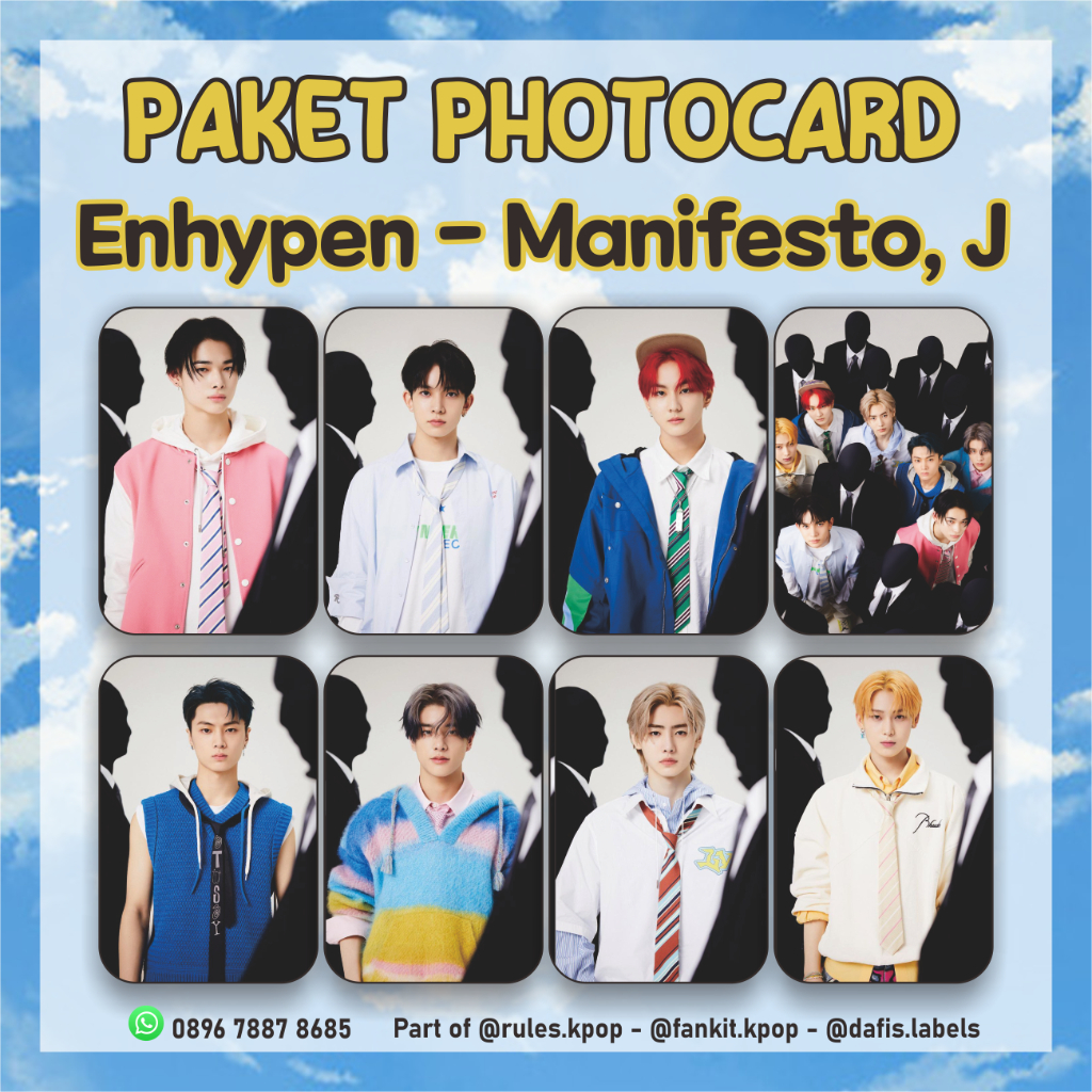 Jual Lbr Ready Stock Paket Photocard Enhypen Paket Hemat Enhypen