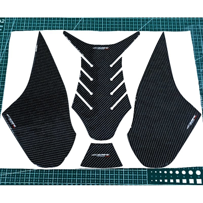 3D Tankpad Für Honda CBR 1000 & Alle Motorräder - Schutzaufkleber In Carbon-Optik