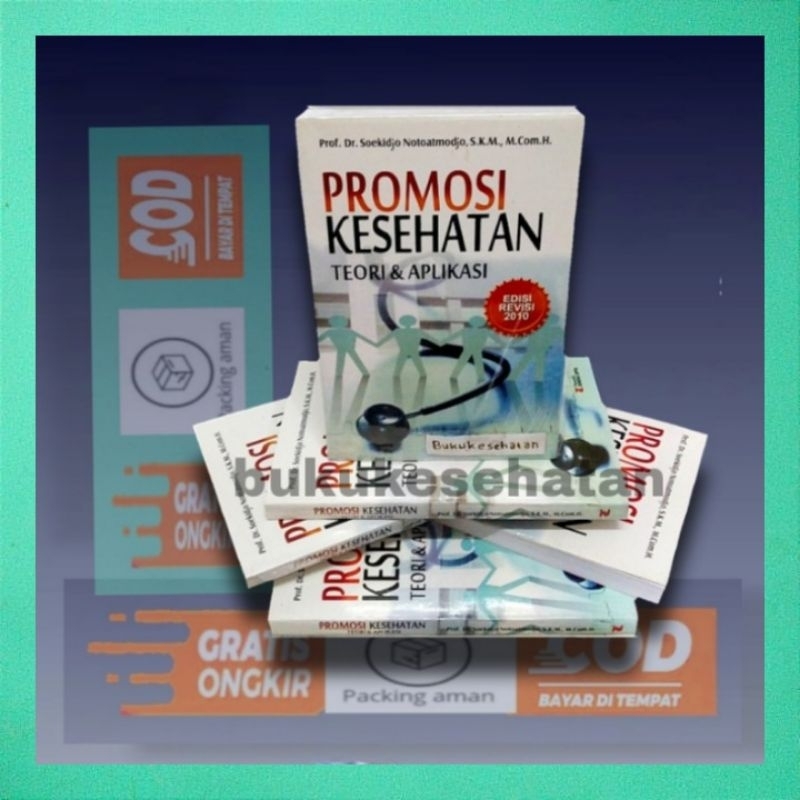 Jual BUKU PROMOSI KESEHATAN TEORI DAN APLIKASI, PROMKES ( Putih ...