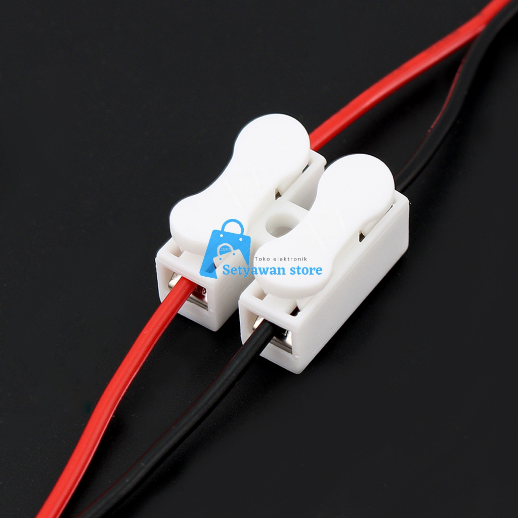 Jual Konektor Sambungan Kabel Listrik Jepit Capit 2 Pin Quick Conect ...