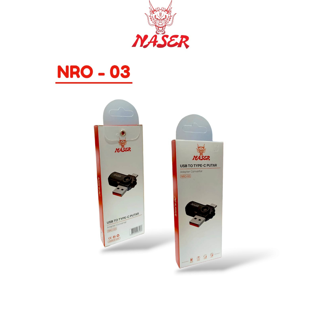 Jual NASER OTG USB TO TYPE C PUTAR NRO-03 / ADAPTER CONVERTER TYPE C ...