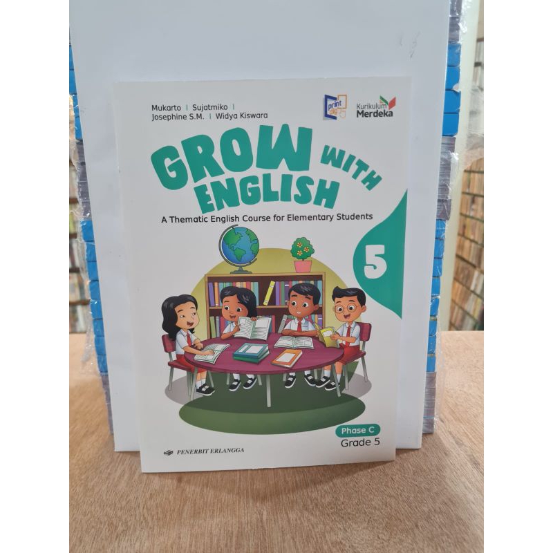 Jual Obral Buku Sd Grow With English Kelas 5 Sd Mi Kurikulum Merdeka