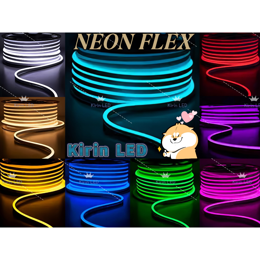 Jual Lampu Led Neon Flex Selang 220v Meteran Sign Strip Outdoor Neon