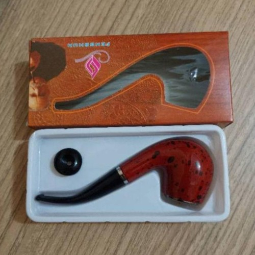 Jual Pipa Rokok Tembakau Cangklong Tembakau / Cangklong 2 IN 1 | Shopee ...