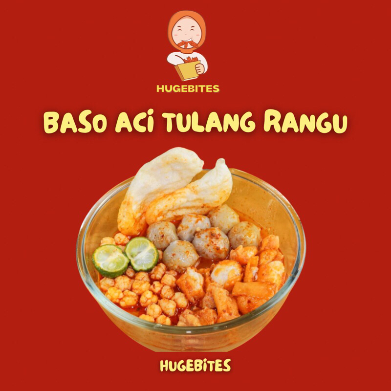 Jual Baso Aci Tulang Rangu Original Bakso Hugebites Boci Halal Frozen