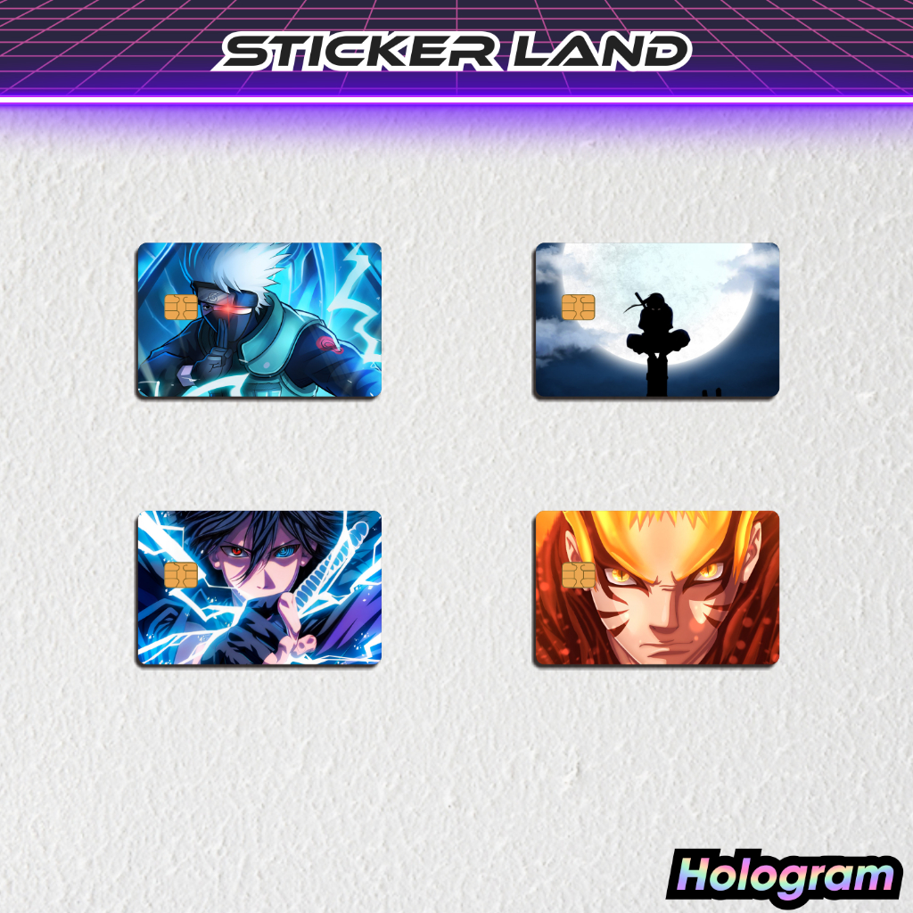 Jual Stiker ATM Naruto Spesial Hologram - Stiker Kartu ATM Anime ...