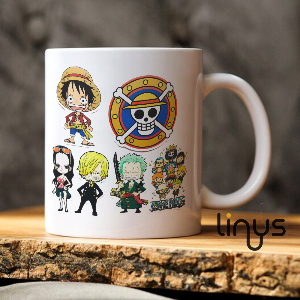 Luffy Zoro Sanji Art Anime One Piece Mug